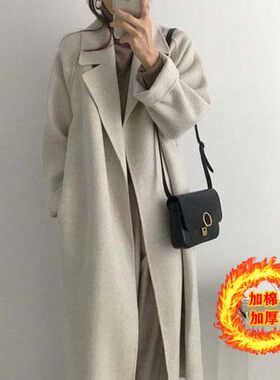 潮唯品会特卖断码洋气加棉加厚毛呢外套大衣清仓处理女装品牌正品