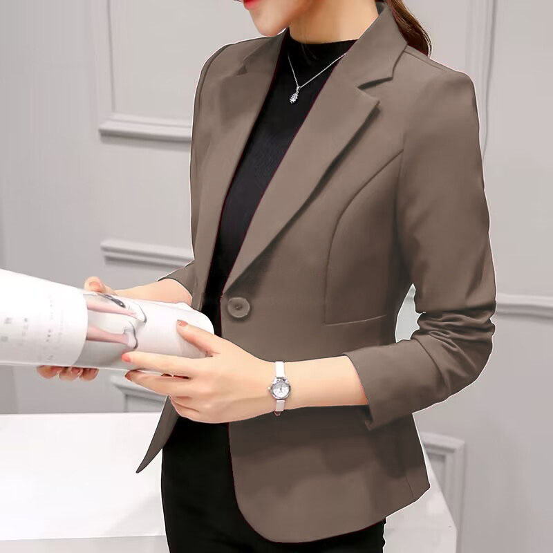 唯品会特卖清仓特价处理断码修身小西装女装品牌正品春秋新款外套