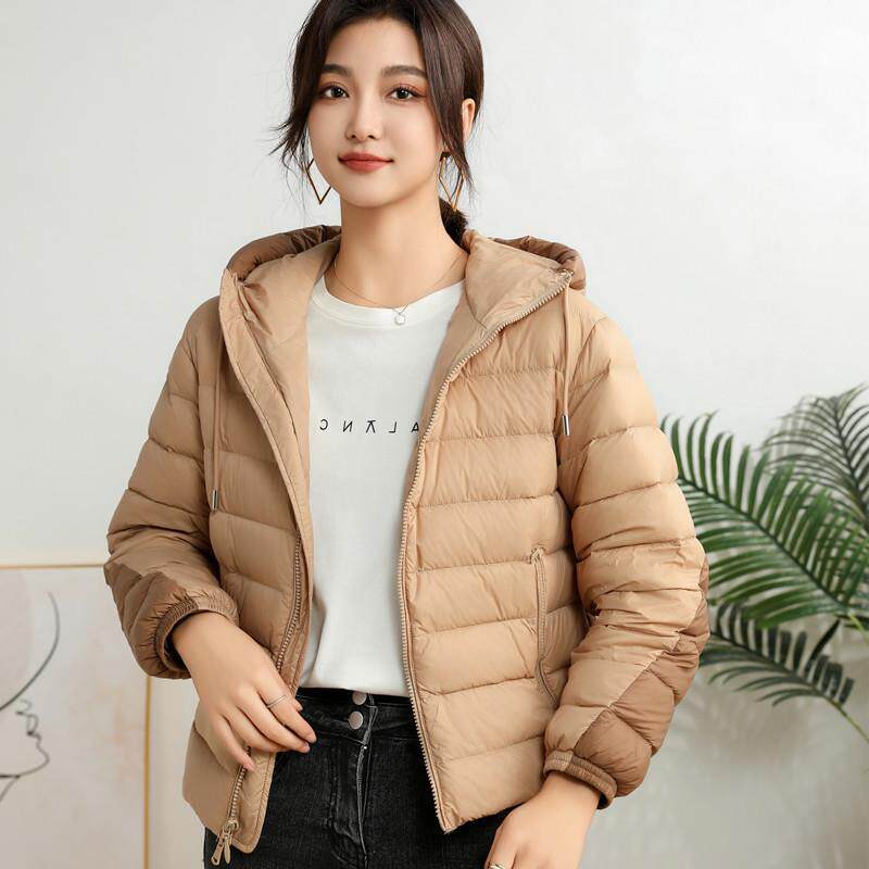唯品会特卖断码清仓特价处理轻薄白鸭绒羽绒服女装品牌正品春秋冬