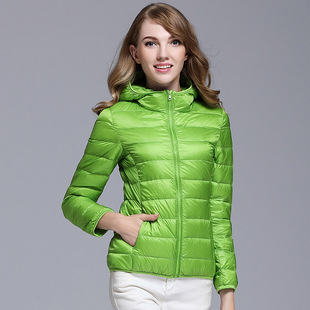 品牌正品 处理轻薄白鸭绒羽绒服女装 春秋冬 清仓特价 唯品会特卖断码