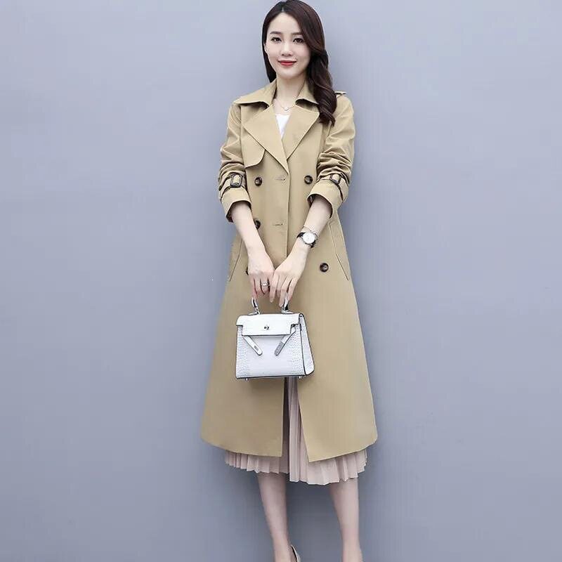 潮唯品会特卖清仓特价处理断码女装高档风衣品牌正品春秋新款外套