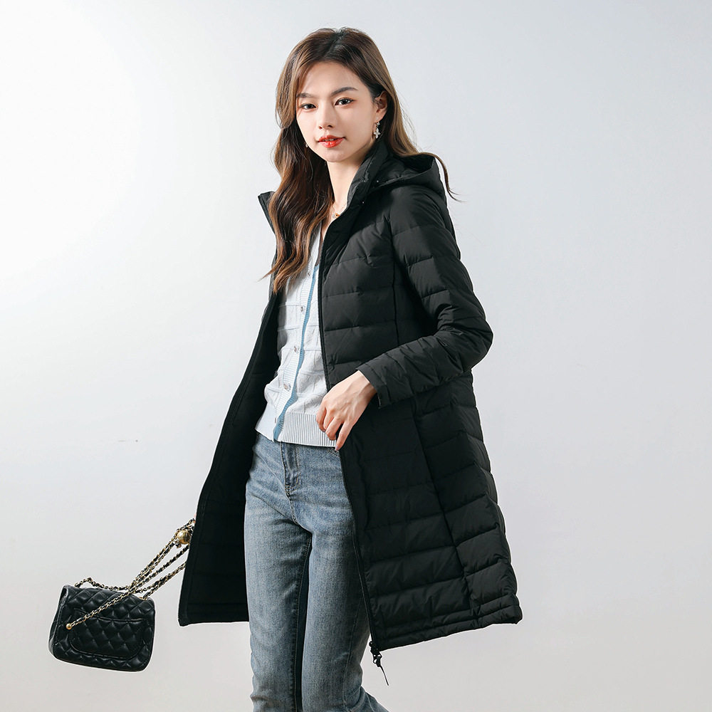 唯品会特卖断码清仓特价处理轻薄白鸭绒羽绒服女装品牌正品春秋冬