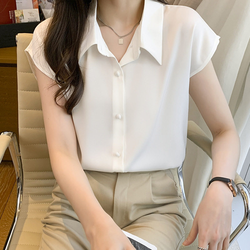 唯品会特卖清仓特价处理断码短袖职业真丝衬衫女装品牌正品夏新款