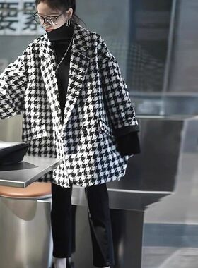 潮唯品会特卖断码洋气加棉加厚毛呢外套大衣清仓处理女装品牌正品