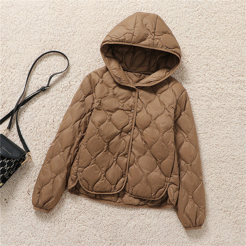 唯品会特卖断码清仓特价处理轻薄白鸭绒羽绒服女装品牌正品春秋冬