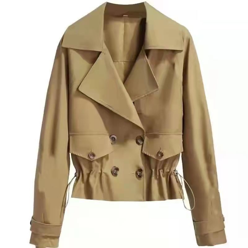 唯品会特卖清仓特价处理断码女装小个子风衣品牌正品春秋新款外套