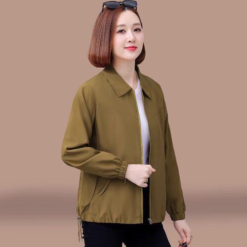 潮唯品会特卖清仓特价处理断码女装风衣夹克品牌品牌春秋新款外套