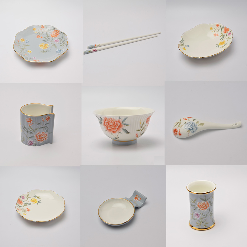 国瓷永丰瓷月亮时光餐具配件