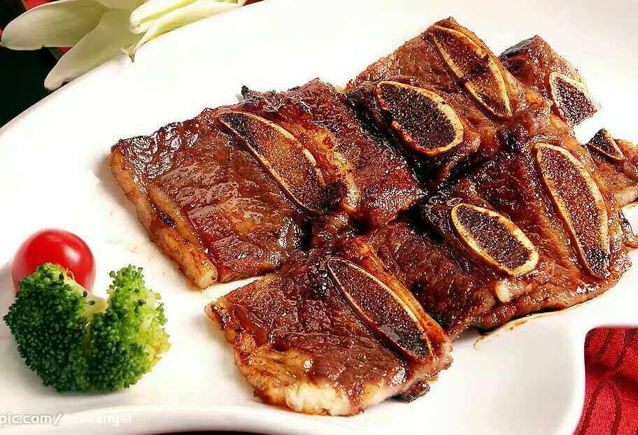 胜福牛仔骨黑胡椒雪花牛仔骨冷冻牛排半成品400g酒店餐饮烧烤聚餐