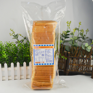 奥昆大佬强原味白吐司1.1kg切片全麦吐丝营养早餐三明治面包