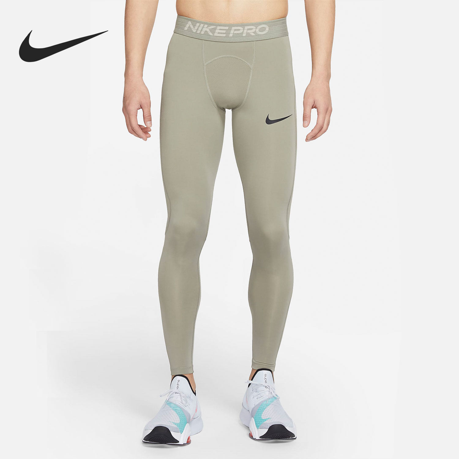 Nike/耐克正品男子健身弹力运动时尚训练紧身长裤 BV5642-320
