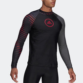 紧身男子运动长袖 Adidas 新款 夏季 T恤HB1806 阿迪达斯正品