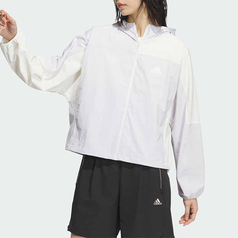 阿迪达斯女士凉感防晒运动外套