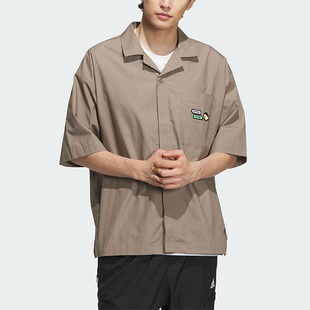 衬衫 Adidas 男子运动休闲短袖 夏季 IA8099 阿迪达斯正品