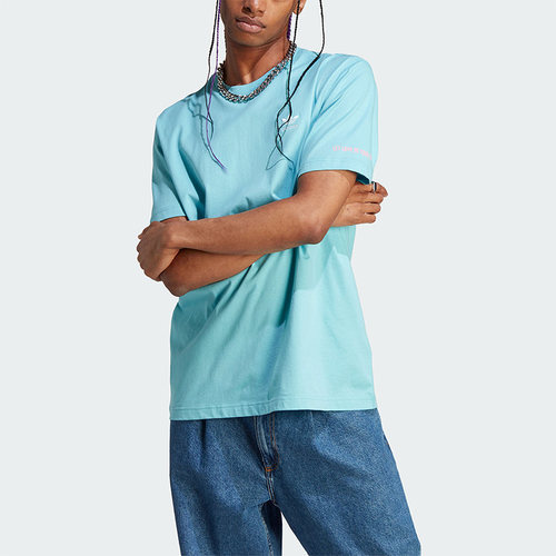 阿迪达斯男子运动短袖