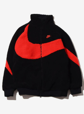Nike/耐克正品新款男子运动仿羊羔绒双面穿外套BQ6546-008