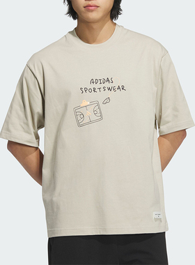 Adidas/阿迪达斯正品 M GFX TEE 1 男士休闲运动短袖JP4579