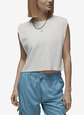 Nike/耐克正品Air Jordan女子圆领透气运动背心DQ4395-030