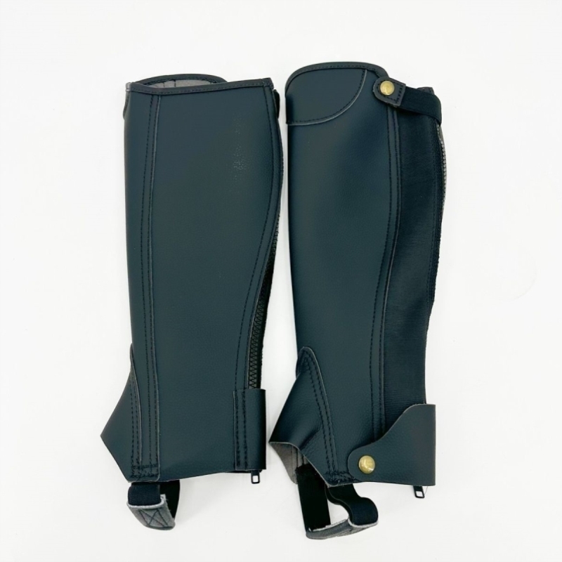 马术儿童用品护腿质感成人牛皮装备骑马男女透气骑士脚套恰卜斯