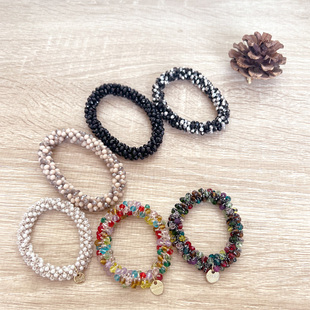 韩国进口发饰头饰品东大门发圈头绳百搭超弹发绳也可以做手链手环