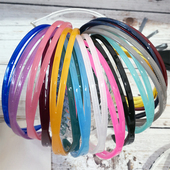 Aznavour韩国阿兹娜AZ正品 糖果色简单头箍 双线发卡时尚 发箍 韩式