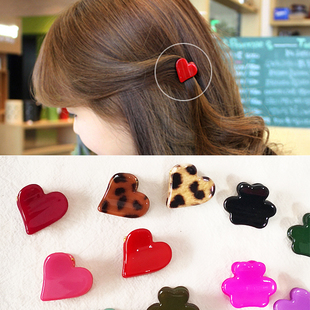 BEAUTE韩国进口 糖果色刘海夹发夹迷你抓夹小号边夹顶夹 GRAIN