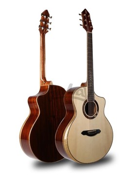 TI AMO 手工系列全单板吉他可可菠萝-TA-JC82