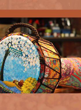 格里奥非洲鼓10寸/8.5寸丽江非洲鼓进口鼓皮