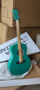 美国品牌Luna民谣吉他38寸全南洋木青春色初学者男女