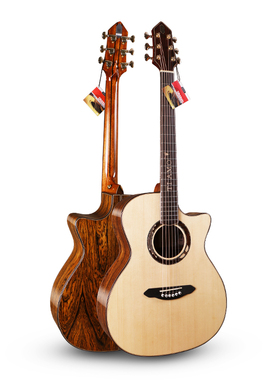 TI AMO 丘比特高端手工系列单板专业吉他 云杉彩蝶木面单 T-A110C