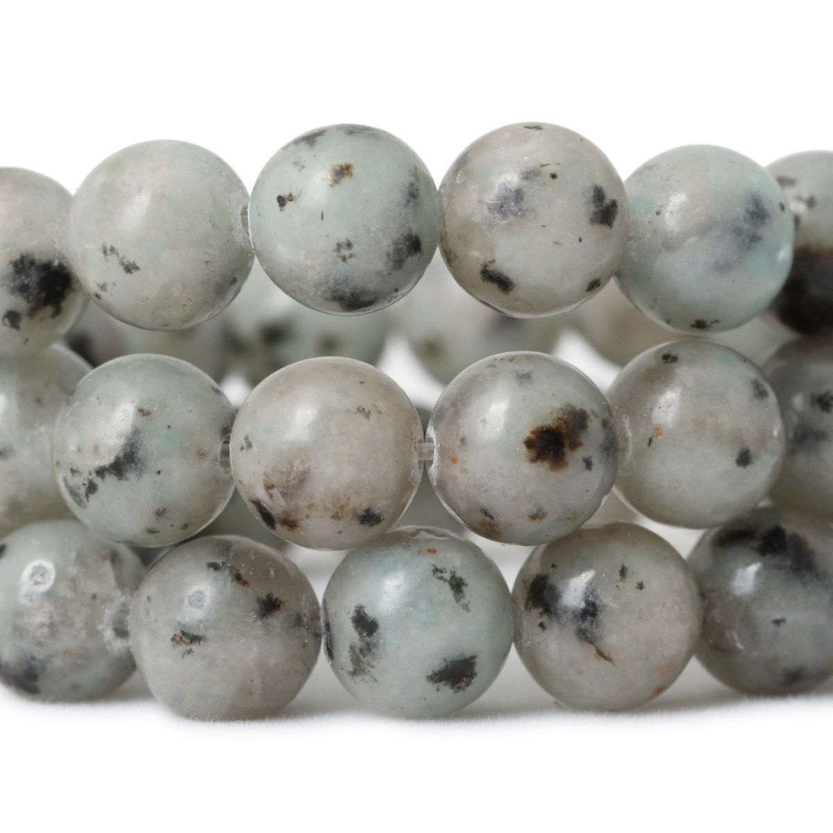 天然新疆天山蓝玉石散珠子玉珠圆珠 diy手工串珠手链手串项链材料