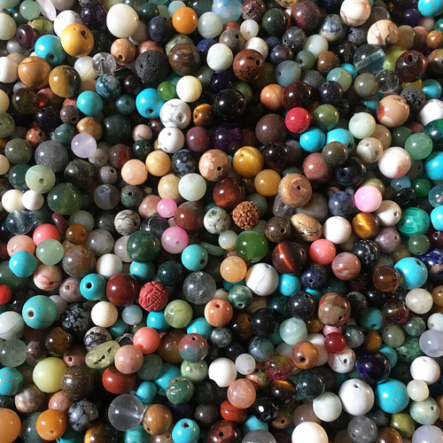 特价残次品处理品圆珠散珠配珠