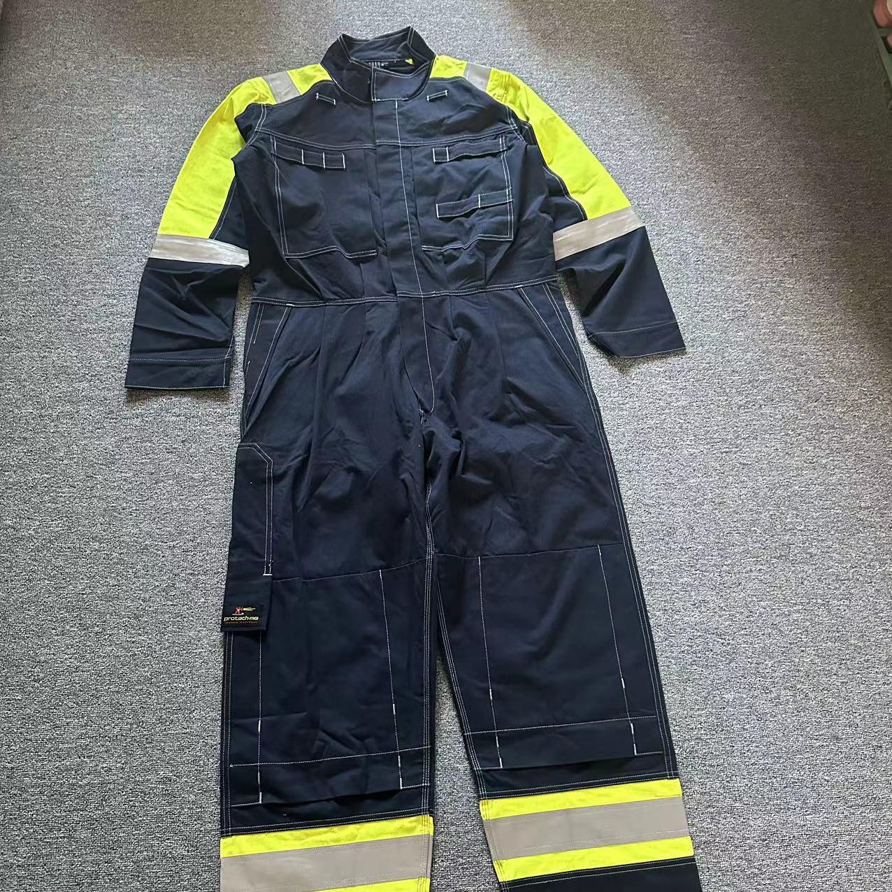 外贸男士春秋户外反光条多兜工装裤 连体裤 休闲裤连衣裤套装