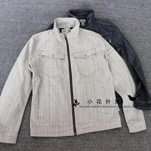 小花家~日旦 男士春秋牛仔外套 开衫拉链夹克衫短款立领上衣