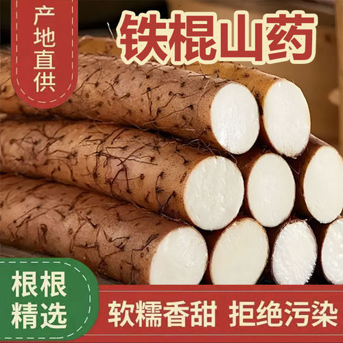 河南焦作温县垆土地铁棍山药整箱怀庆府特产怀山药新鲜现挖