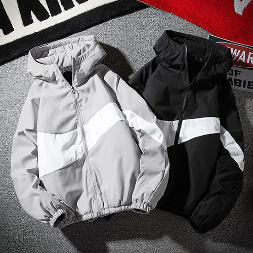 百搭风大码夹棉男女装运动外套