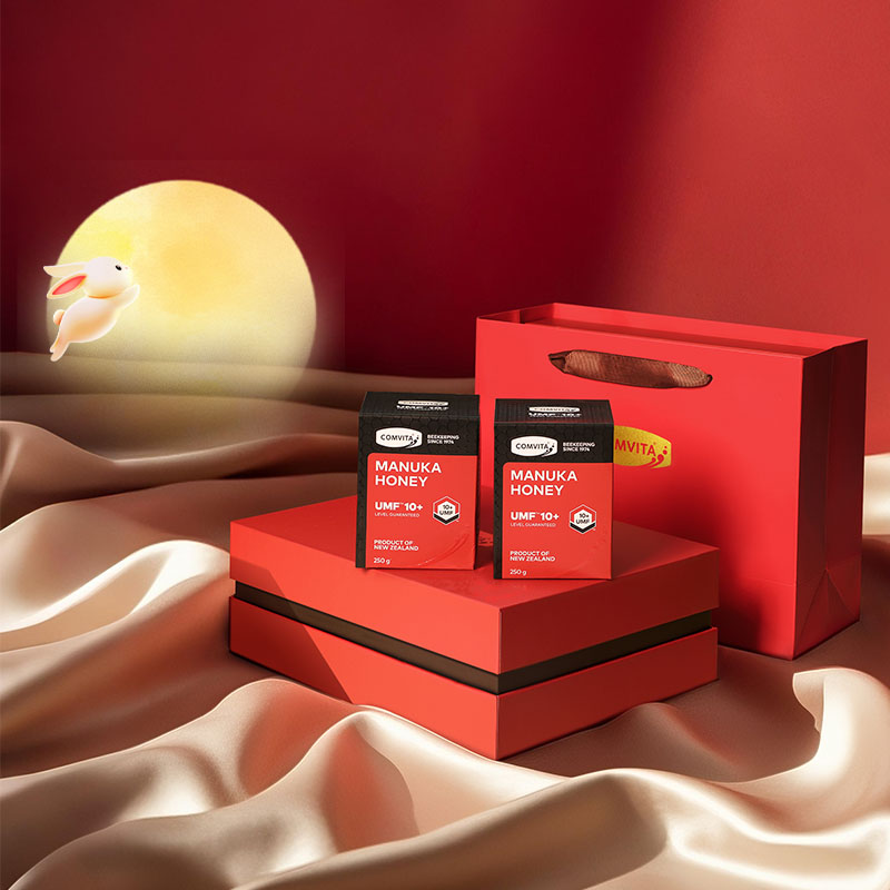 comvita康维他麦卢卡蜂蜜UMF10+250g两瓶礼盒装新西兰无喂养激素
