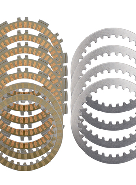 适用雅马哈TMAX530踏板摩托车离合片TMAX500配件钢片纸基离合器片