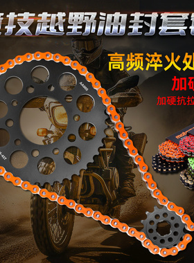 适用本田NV600摩托车大小牙盘前后链轮静音油封链条套链摩托车