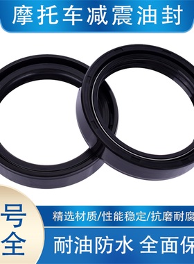 适用川崎ZZR600配件 ZX6R ZX9R KX500摩托车前减震器油封46*58*11