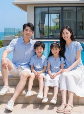 2026夏季爆款亲子装一家
