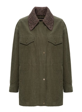 REINEREN 水洗复古绿工装外套