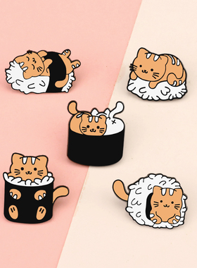 创意可爱猫咪胸针调皮卡通装饰品