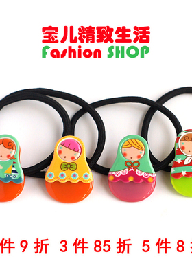 韩国 GRAIN de BEAUTE Aznavour 套娃猫头鹰直升机发圈头绳皮筋