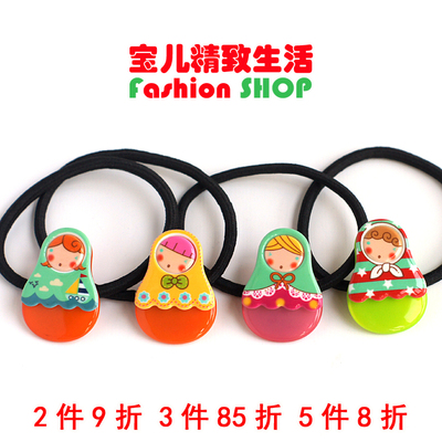 套娃直升机猫头鹰发圈头绳皮筋