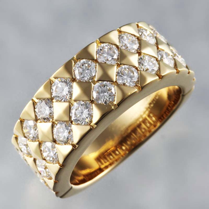 ¶þÊÖÕæÆ·BOUCHERON/±¦Ê«Áú18K»Æ½ð×êʯ22P½äÖ¸52ºÅ