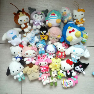 日单 hello kitty my melody美乐蒂 毛绒挂件公仔玩具 多款