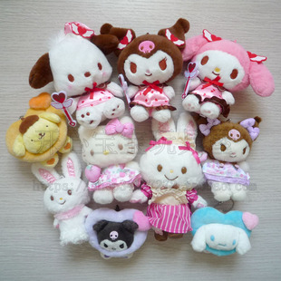 日单 hello kitty my melody美乐蒂 毛绒挂件公仔玩具 多款
