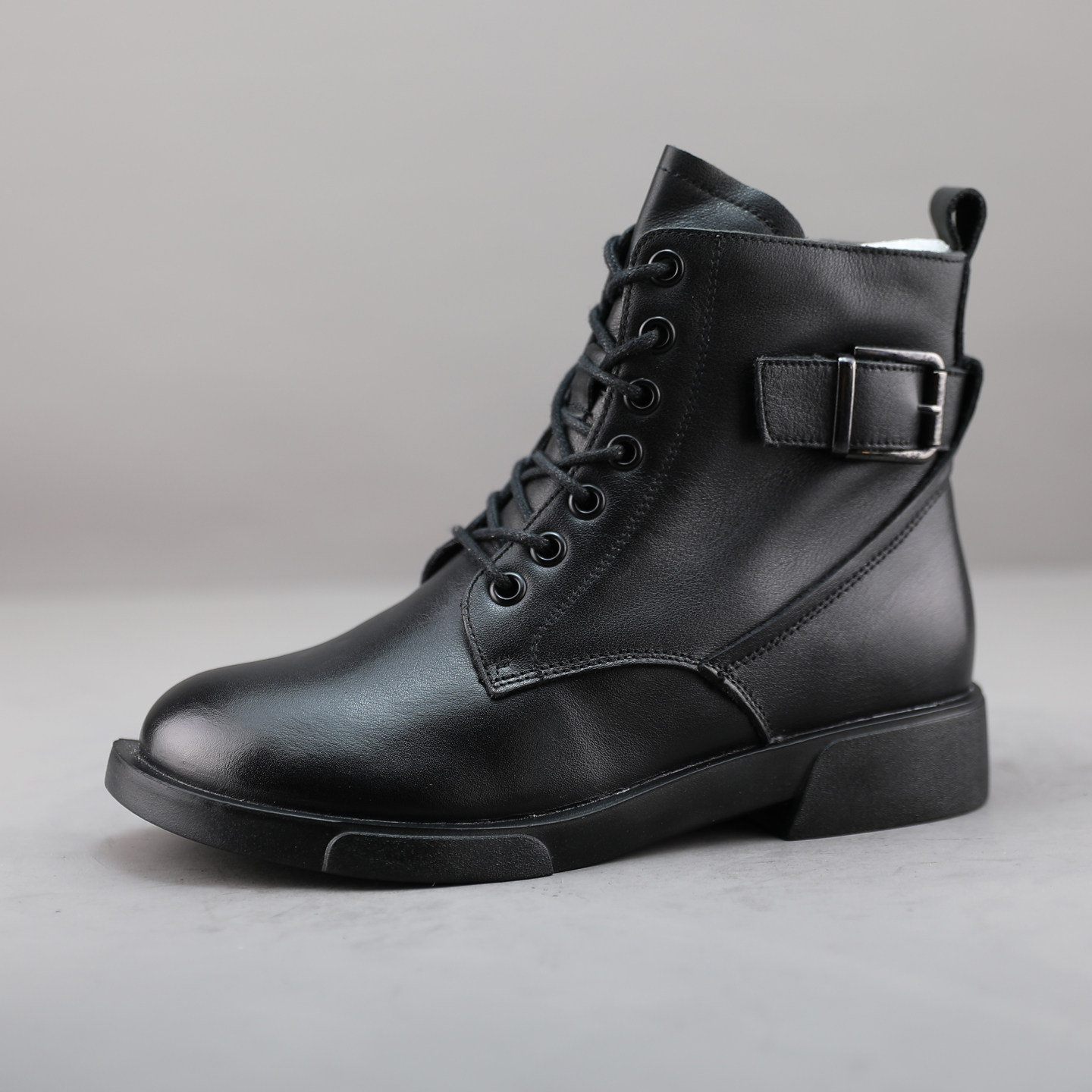 清仓断码36号真皮女鞋冬季英伦休闲皮靴头层牛皮加绒保暖短筒女靴,女鞋,马丁靴,淘宝优惠券,粉丝福利购,淘宝优惠卷