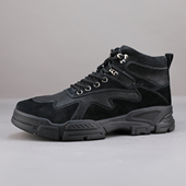 捡漏高品秋冬新款 真皮复古马丁靴保暖潮流短靴 休闲鞋 男式 英伦时尚